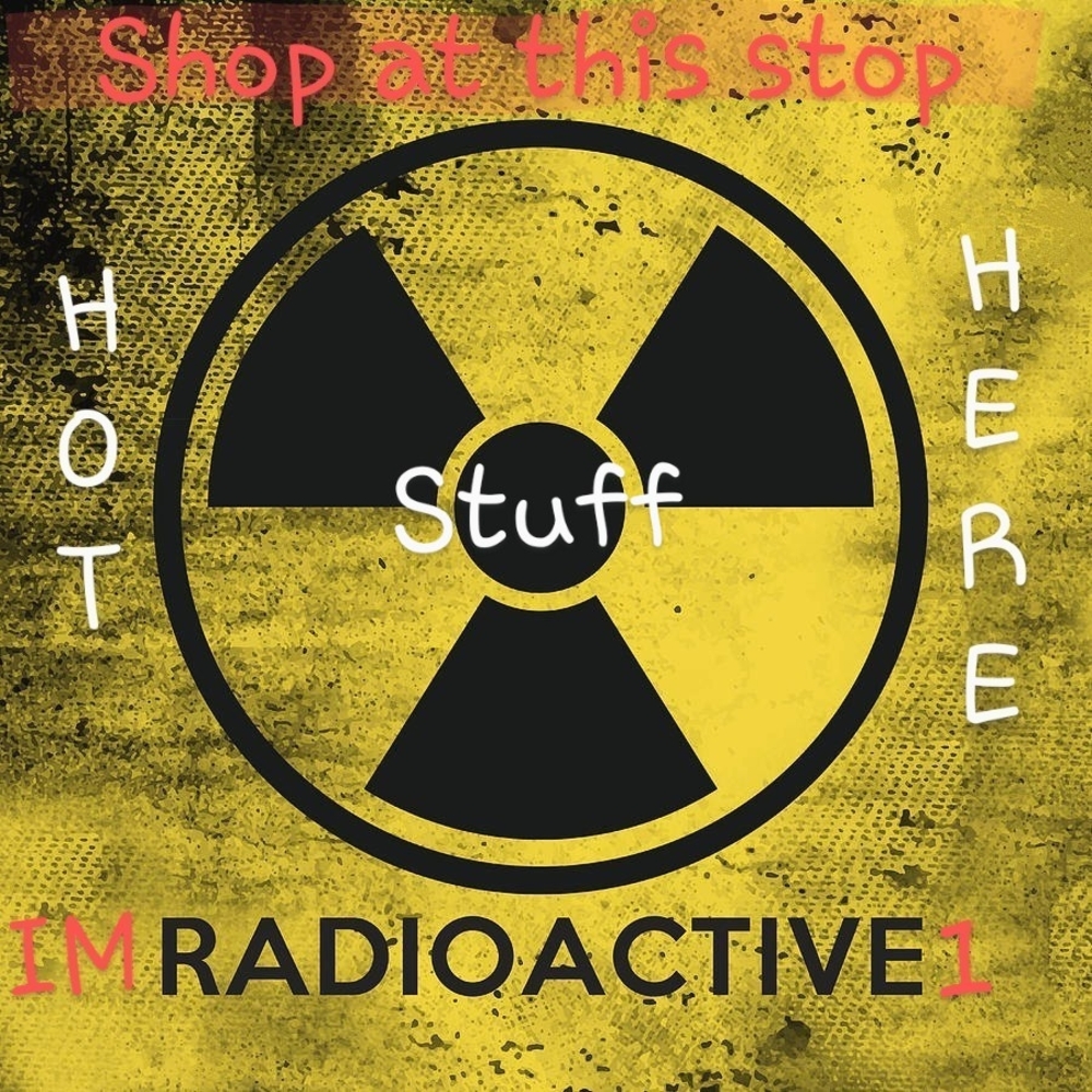 Radioactive Graphic Tee - Black and Yellow